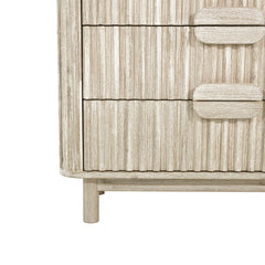 Oasis 4 Drawer Chest in Natural White Washed drawer detail - four drawer chest by LH Imports - Whats New Furniture Portland OR