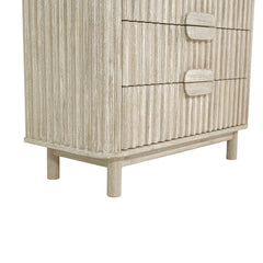Oasis 4 Drawer Chest in Natural White Washed side detail - four drawer chest by LH Imports - Whats New Furniture Portland OR
