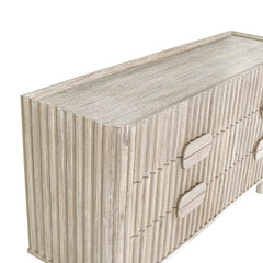 Oasis 6 Drawer Dresser in Natural White Washed top detail - six drawer dresser by LH Imports - Whats New Furniture Portland OR