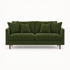 Oasis Loft Sofa in Lush Spinach - studio front view - Stanton - Whats New Furniture Portland OR
