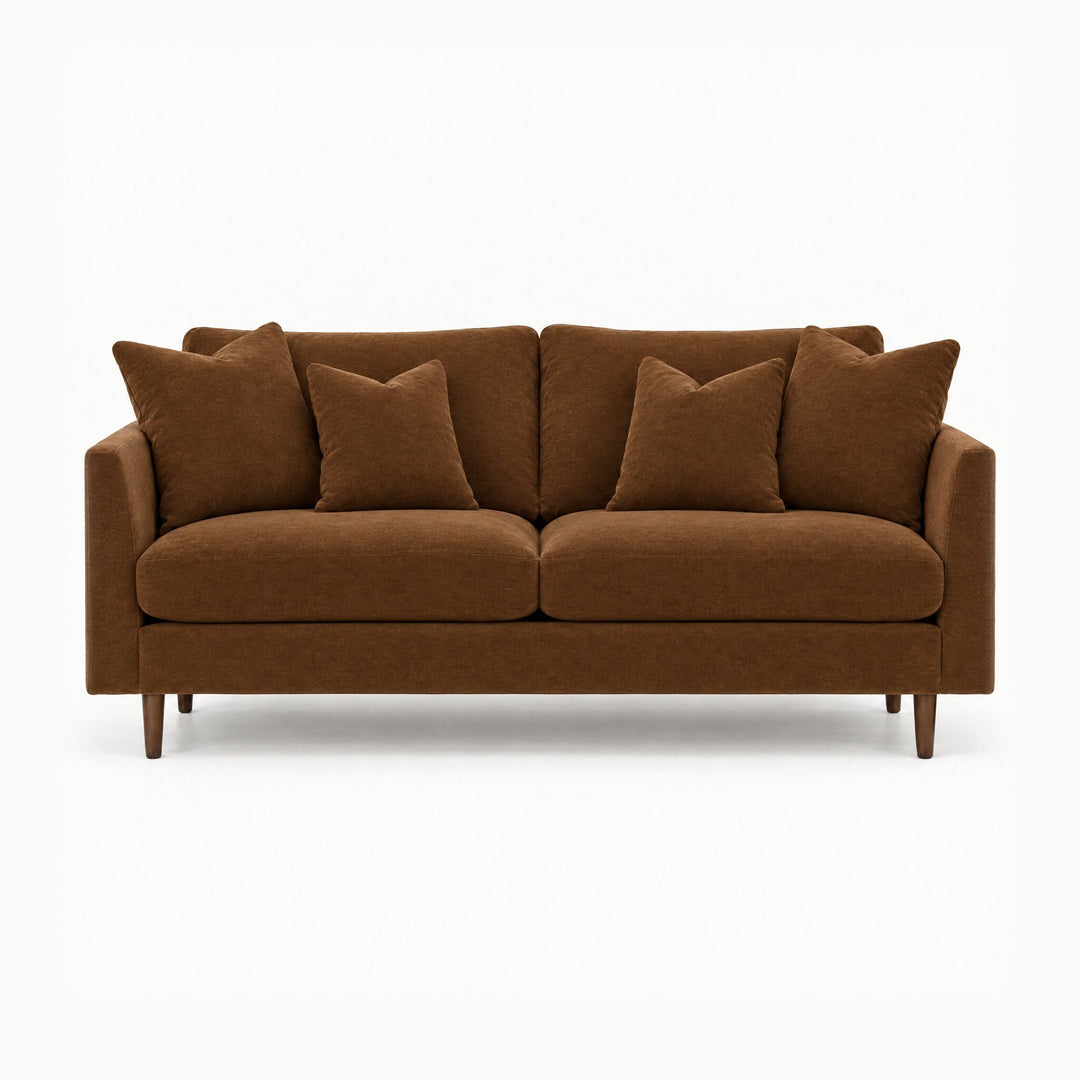 Oasis Loft Sofa in Patagonia Adobe - studio front view - Stanton - Whats New Furniture Portland OR