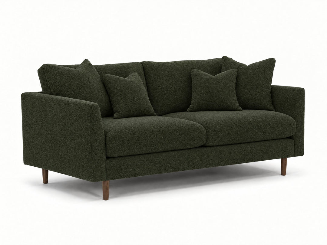 Oasis Loft Sofa in Shep Kale - studio three-quarter view - Stanton - Whats New Furniture Portland OR