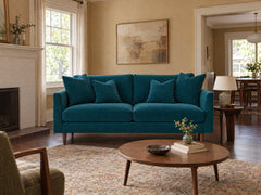 Oasis Loft Sofa in Vintage Jewel styled in a Laurelhurst living room - Whats New Furniture Portland OR