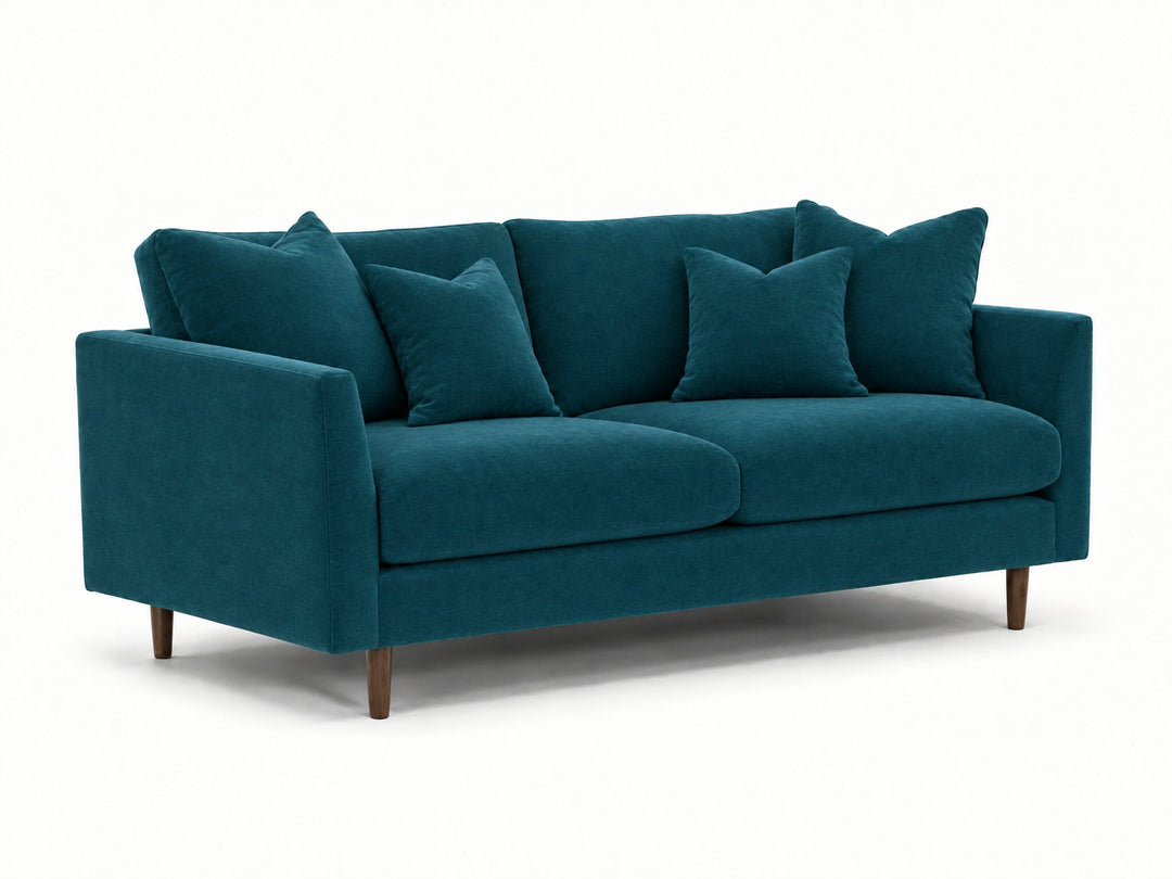 Oasis Loft Sofa in Vintage Jewel - studio three-quarter view - Stanton - Whats New Furniture Portland OR