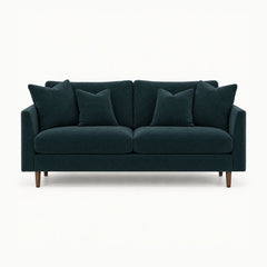 Oasis Loft Sofa in Vintage Sapphire - studio front view - Stanton - Whats New Furniture Portland OR