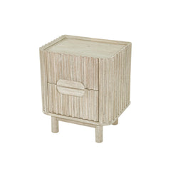 Oasis Nightstand in Natural White Washed side angle - nightstand by LH Imports - Whats New Furniture Portland OR