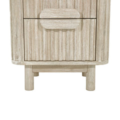 Oasis Nightstand in Natural White Washed drawer detail - nightstand by LH Imports - Whats New Furniture Portland OR
