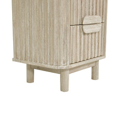 Oasis Nightstand in Natural White Washed side detail - nightstand by LH Imports - Whats New Furniture Portland OR