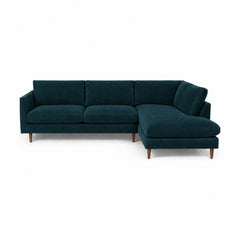 Oasis Open Chaise Sectional in Vintage Sapphire - studio - Stanton - Whats New Furniture Portland OR