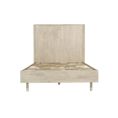 Oasis Single Bed Frame in Natural White Washed - single acacia bed frame by LH Imports - Whats New Furniture Portland OR