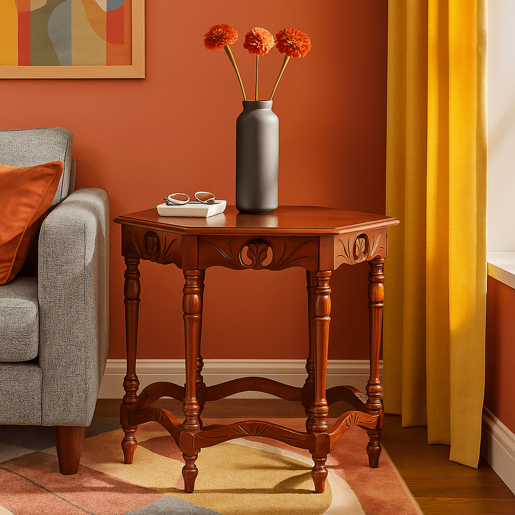 Octagonal Side Table - What&