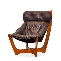 Danish Modern Lounge Chair detail view 2 - What&