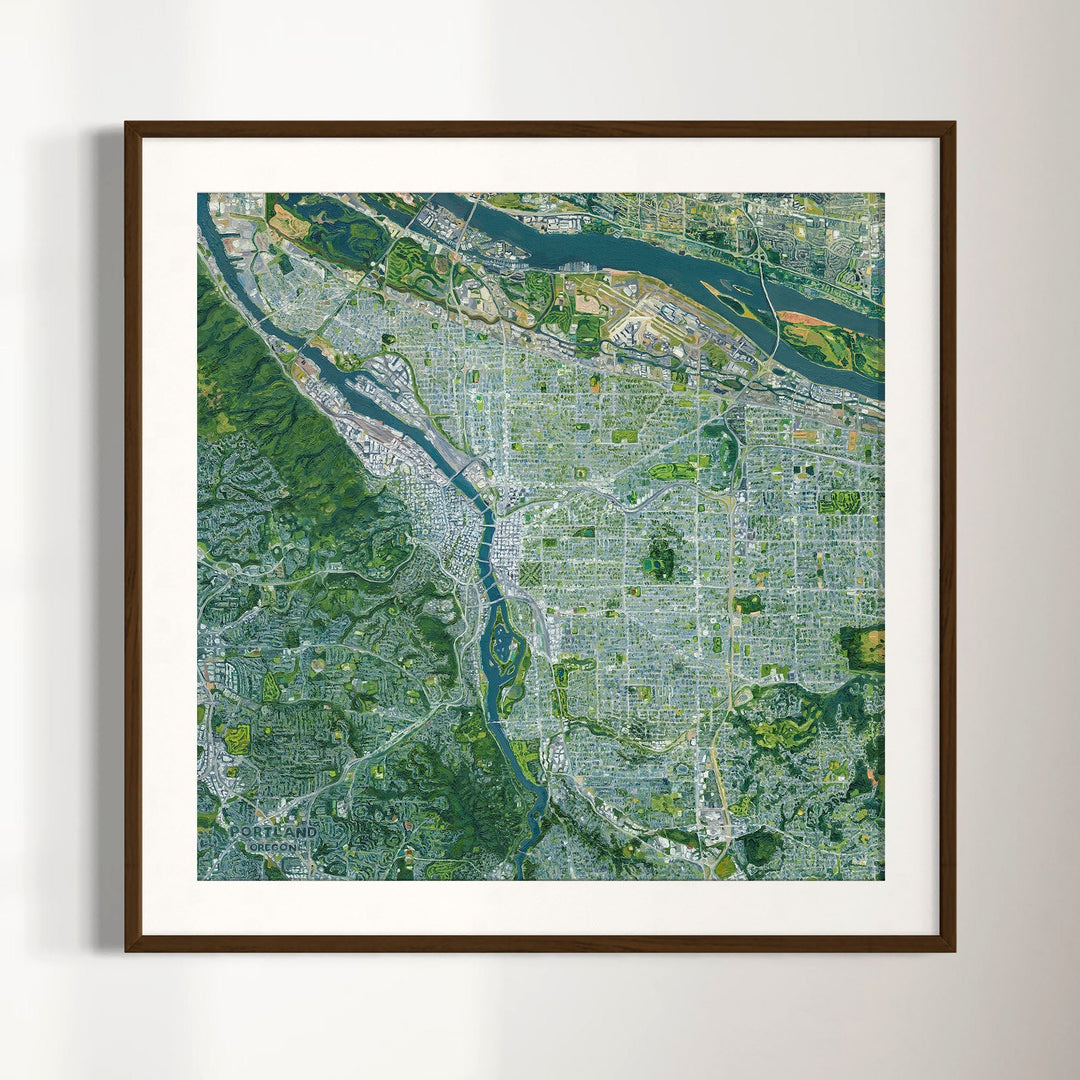 Portland, Oregon Fine Art Print by Olivia Serrill
