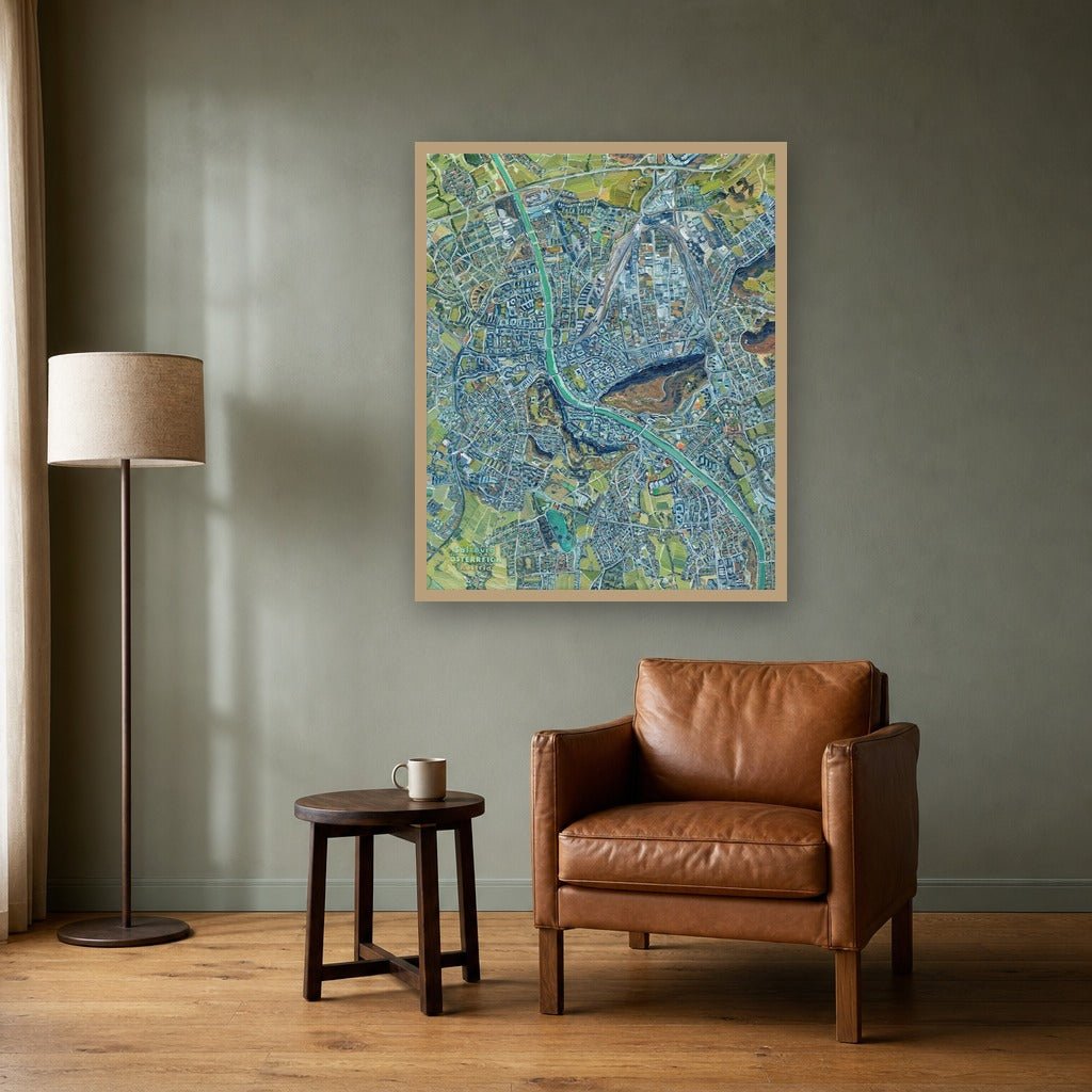 Salzburg, Austria art print by Olivia Serrill styled in a Portland home — What&