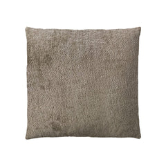 Chapel Hill Ava solid square throw pillow in dark taupe - Whats New Furniture Portland OR