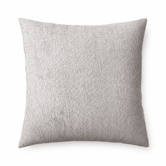 Ava Solid Square Pillow in Light Grey front view - throw pillow by Olliix - Whats New Furniture Portland OR