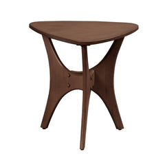 Blaze End Table in light brown detail view - industrial end table by Olliix - Whats New Furniture Portland OR