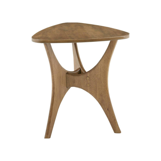 Blaze End Table in light brown - industrial end table by Olliix - Whats New Furniture Portland OR