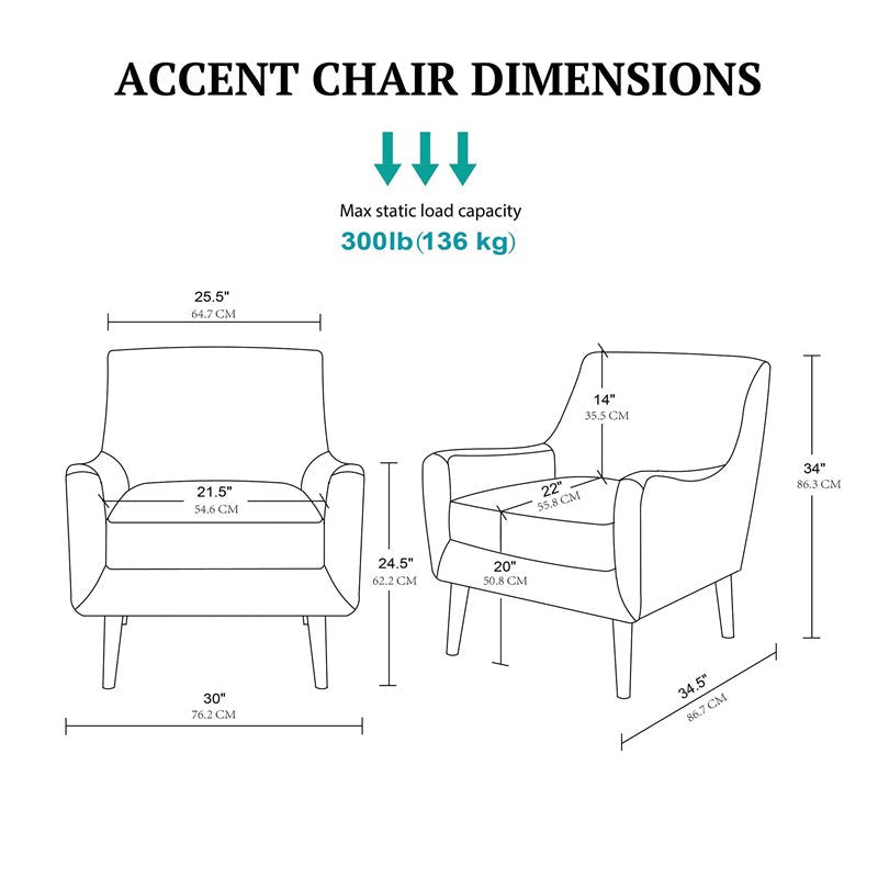 Oxford Mid-Century Accent Chair - What&