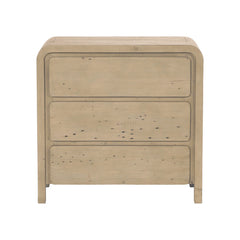 Opera 3 Drawer Small Chest in Brown - reclaimed pine chest by LH Imports - Whats New Furniture Portland OR