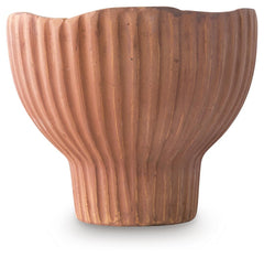 Orban Vase in Sienna/White — Ashley Furniture official alternate studio view view