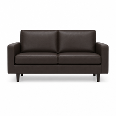 Oskar Loveseat in Traverse Chestnut top-grain leather - Palliser loveseat - Whats New Furniture Portland OR