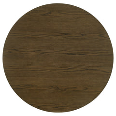 Ottowa 47-inch Round Wood Dining Table with Shelf Brown - What&