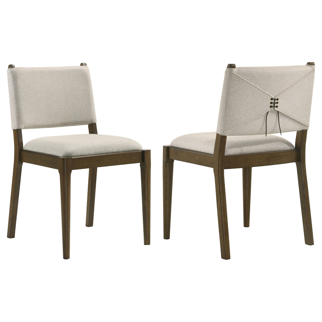 Ottowa Upholstered Dining Side Chair Brown (Set of 2) - What&