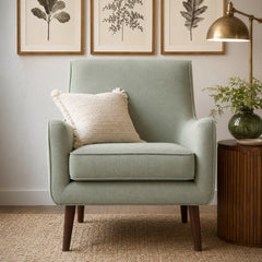 Oxford Occasional Chair in Seafoam room setting - occasional chair by Olliix - Whats New Furniture Portland OR