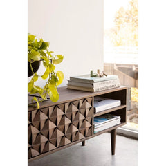 Pablo Media Center in Sheesham styled room setting - sheesham media center by Moe&