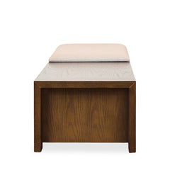 Palliser Low Bench w/Storage detail view 3 - Whats New Furniture - Portland, Oregon