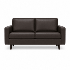 Oskar Loveseat in Traverse Chestnut top-grain leather - Palliser loveseat - Whats New Furniture Portland OR