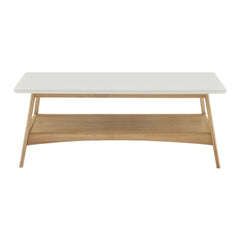 Parker Coffee Table in Natural Oak alternate view - mid-century coffee table by Olliix - Whats New Furniture Portland OR