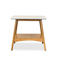 Parker End Table - side angle - mid-century modern side tables - Whats New Furniture Portland OR