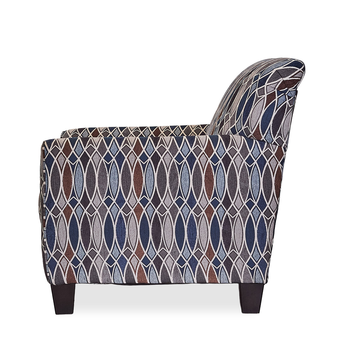Patterned Accent Chair detail view 2 - Whats New Furniture - Portland, Oregon