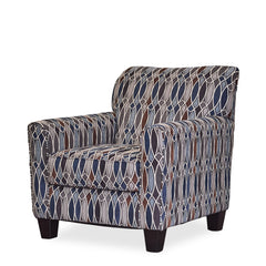 Patterned Accent Chair detail view - Whats New Furniture - Portland, Oregon