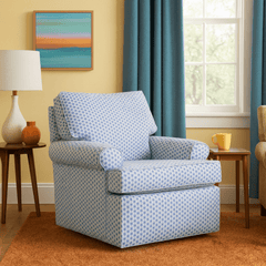 Patterned Armchair detail view 4 - Whats New Furniture - Portland, Oregon