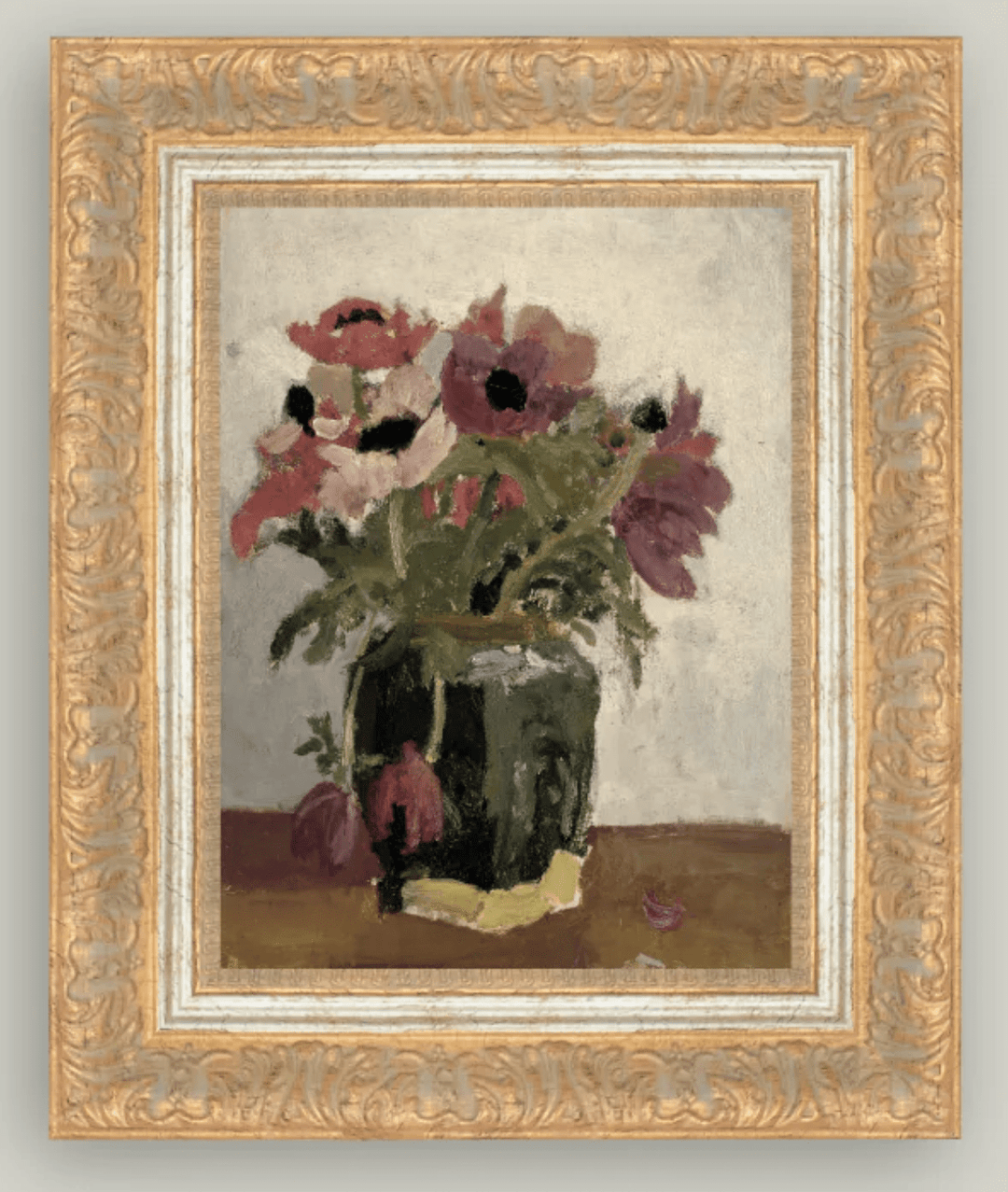 Mauve Florals - Copper Gold - What's New Furniture - Portland, Oregon