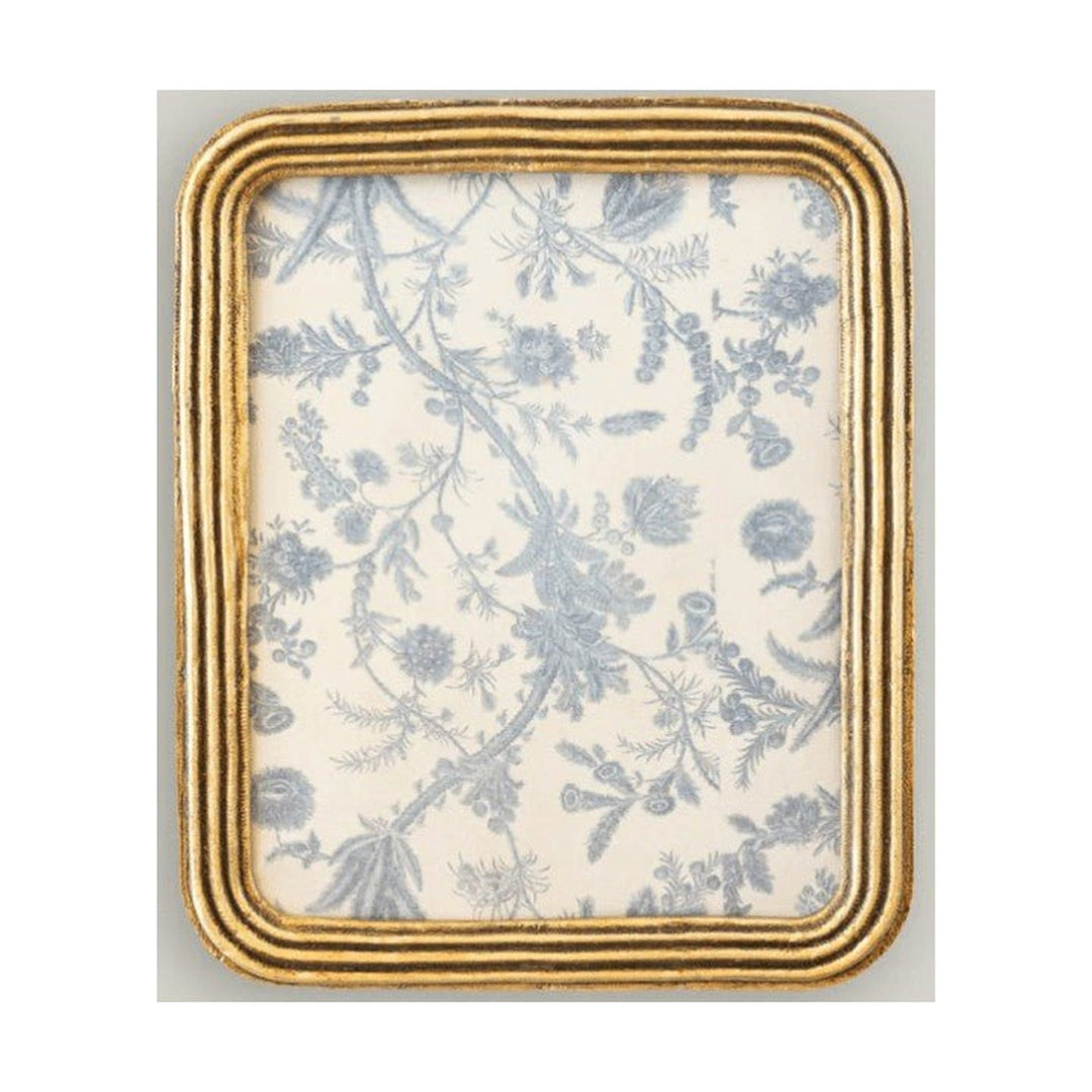 Rounded Edge Photo Frame in antique gold - antique gold photo frame - Whats New Furniture Portland OR