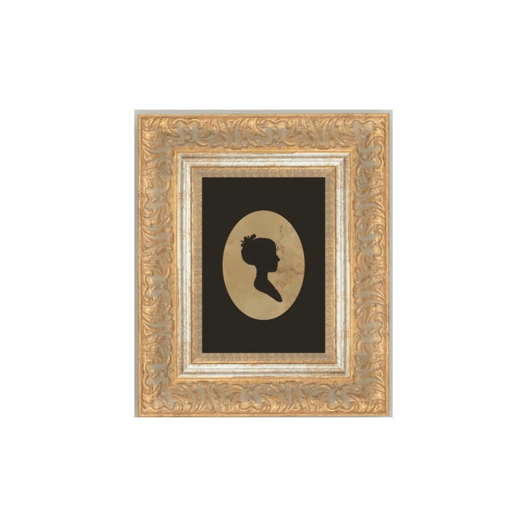 Silhouette of Woman Facing Left - What's New Furniture Portland Oregon