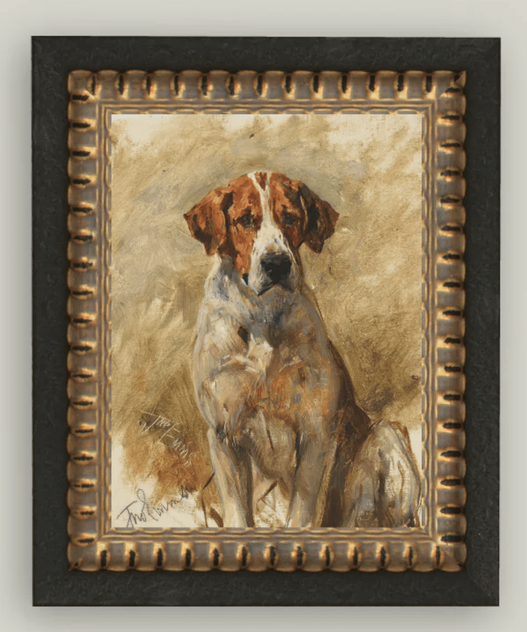 Study of a Hound by John Emms - What's New Furniture - Portland, Oregon