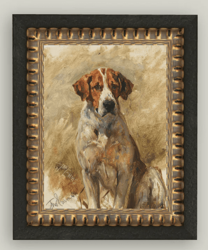 Study of a Hound by John Emms - What's New Furniture - Portland, Oregon