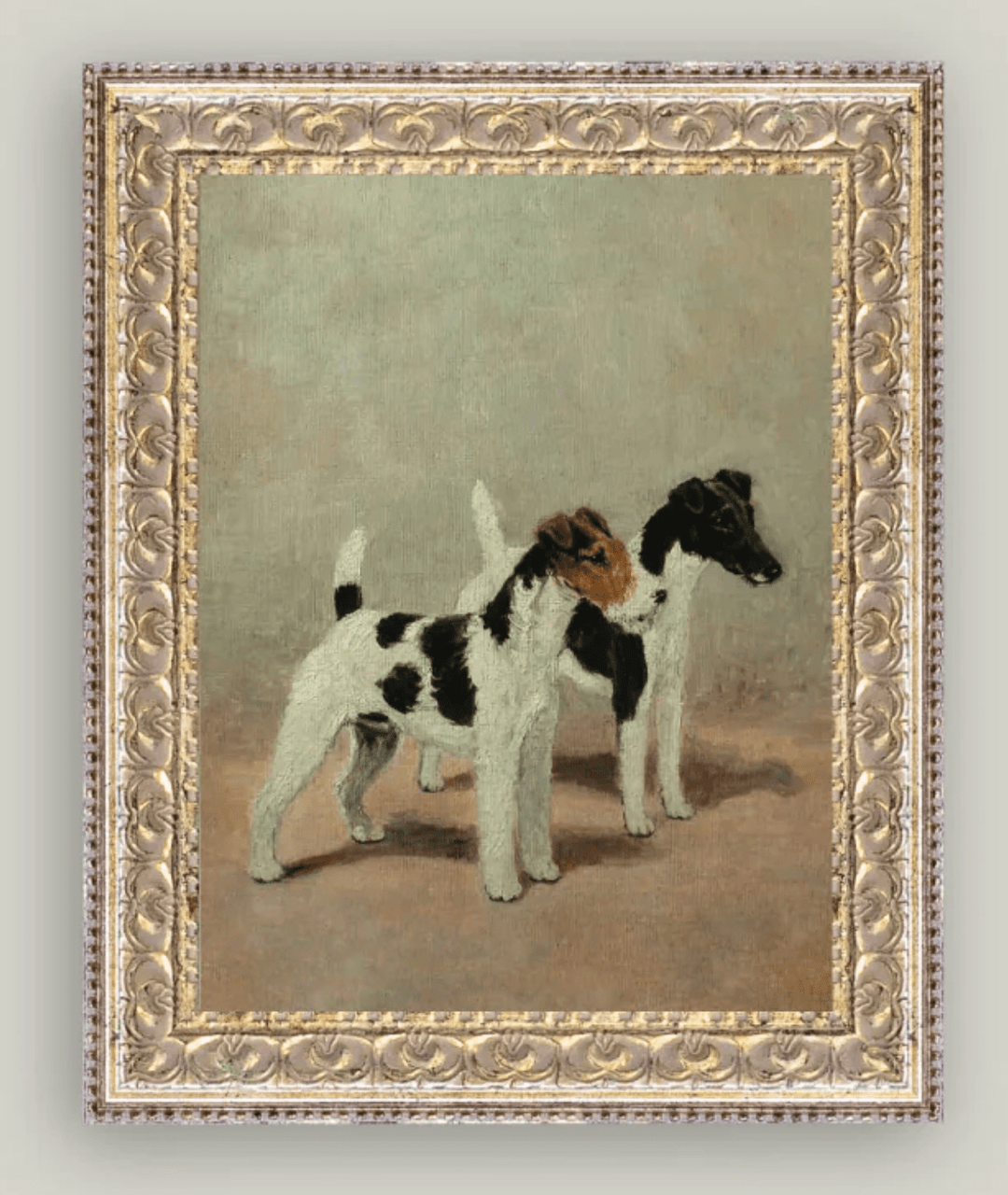 Two Fox Terriers - What's New Furniture - Portland, Oregon