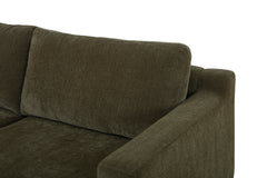 Pettygrove 2-Seater Sofa in Moss Olive Green seat close-up - two-seat sofa by What&