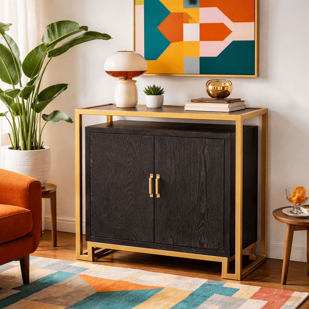 Geometric Cabinet - Whats New Furniture - Portland, Oregon