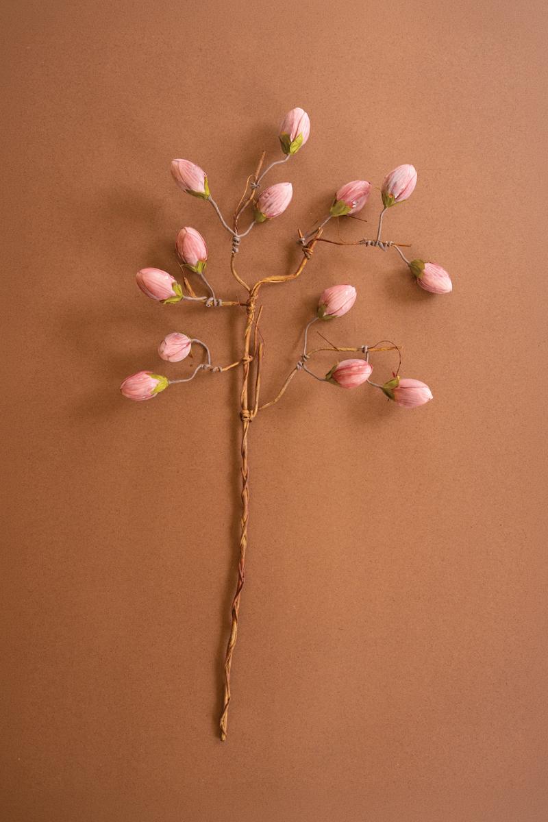 Faux Pink Bulbs, 36-Inch Stem — What&
