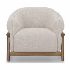 Pittock Barrel Chair in Shitake Beige - studio - What&