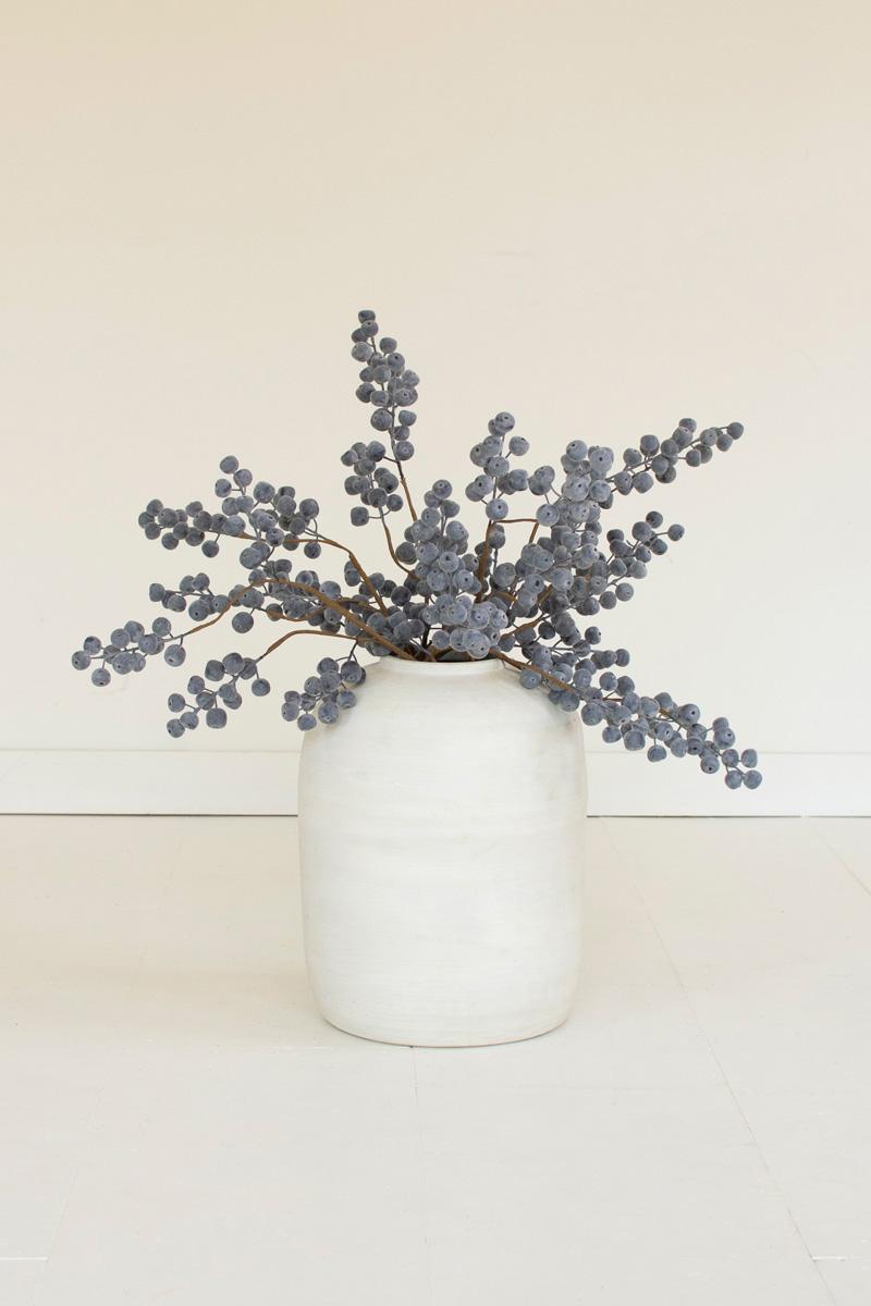 Faux Plum Berry Branch, 29-Inch Stem — view 2