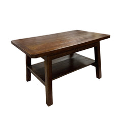 Rustic Modern Coffee Table detail view - Whats New Furniture - Portland, Oregon