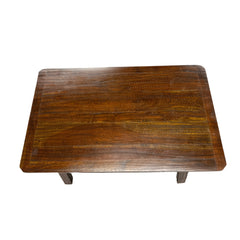 Rustic Modern Coffee Table detail view 3 - Whats New Furniture - Portland, Oregon